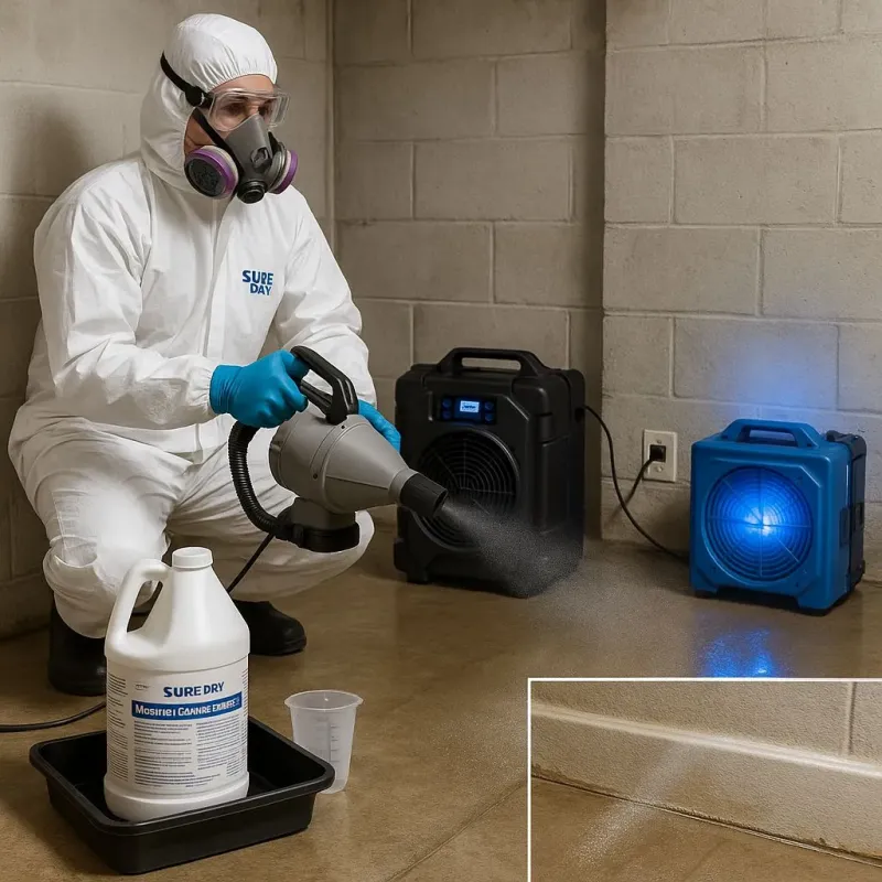 Sanitization and Odor Removal process in Newfield, NJ