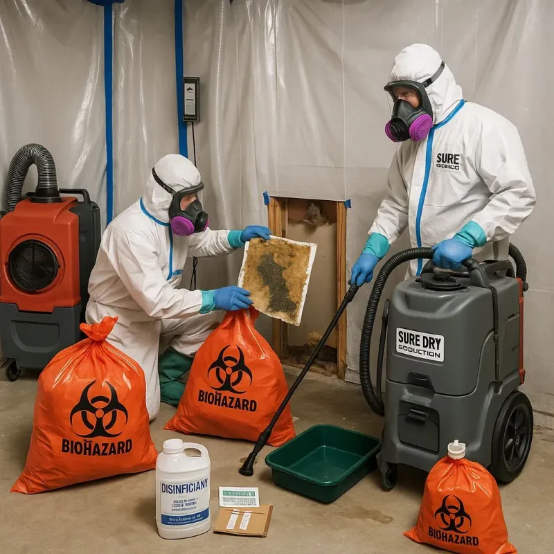Contaminated Water Handling Protocols process in Newfield, NJ
