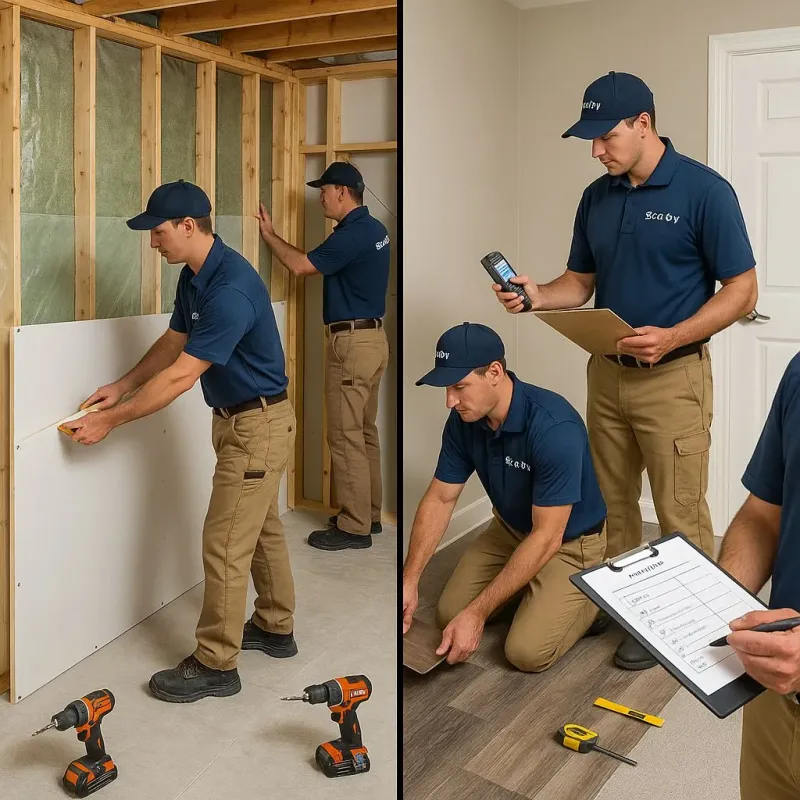 Repairs and Reconstruction process in Newfield, NJ